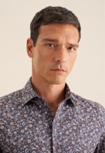Shaped Business Hemd Floral in Braun |  Seidensticker Onlineshop