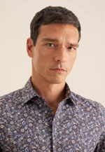 Shaped Business Hemd Floral in Braun |  Seidensticker Onlineshop