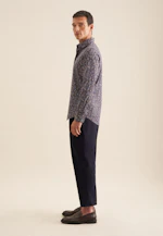 Shaped Business Hemd Floral in Braun |  Seidensticker Onlineshop
