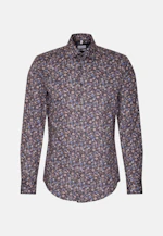 Shaped Business Hemd Floral in Braun |  Seidensticker Onlineshop