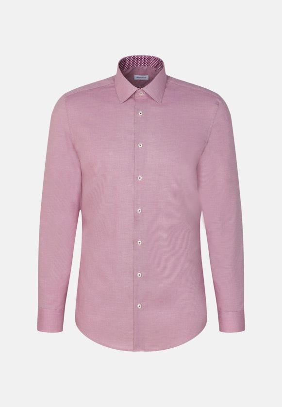 Shaped Business Hemd Struktur in Rosa/Pink |  Seidensticker Onlineshop