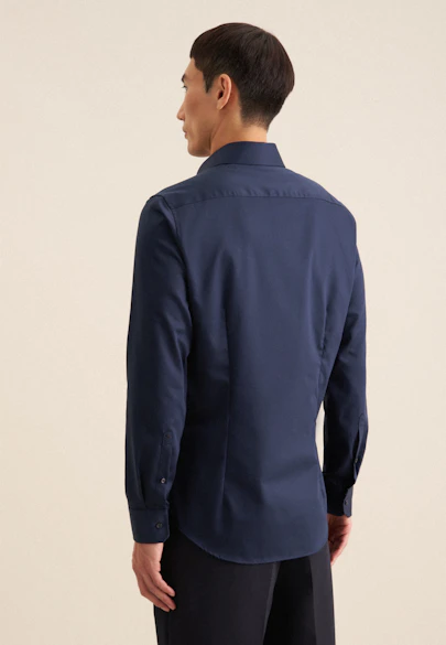 Shaped Chemise d'affaires Uni in Bleu Foncé |  Seidensticker Onlineshop