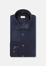 Shaped Business Hemd Uni in Dunkelblau |  Seidensticker Onlineshop