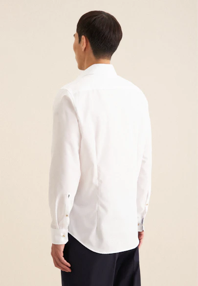 Shaped Business shirt Uni in White |  Seidensticker Onlineshop