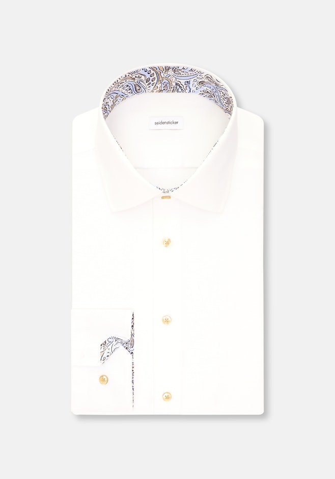 Shaped Chemise d'affaires Uni dans Blanc | Boutique en ligne Seidensticker