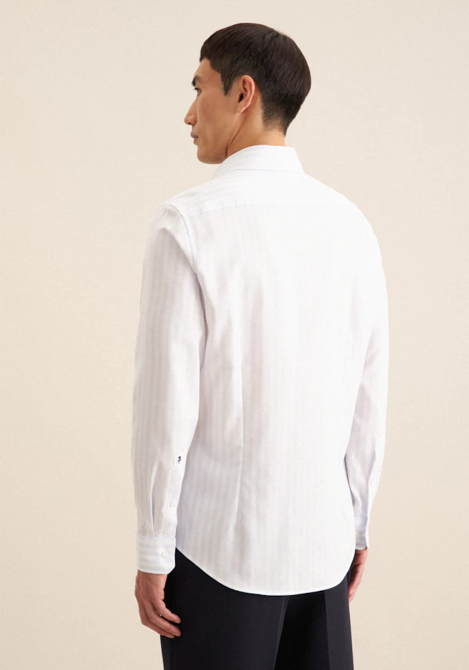 X-Slim Business Hemd Streifen in Hellblau | Seidensticker Onlineshop