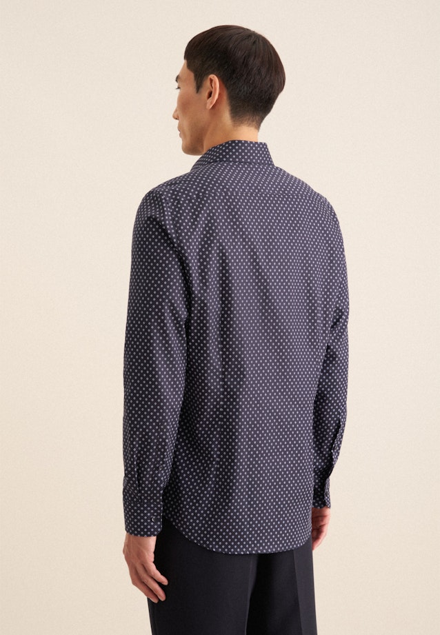 X-Slim Business shirt Print in Dark Blue |  Seidensticker Onlineshop