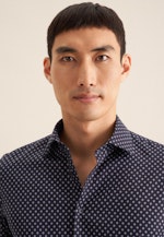 X-Slim Business shirt Print in Dark Blue |  Seidensticker Onlineshop