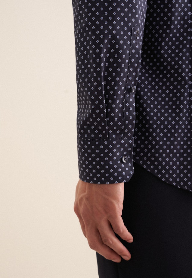 X-Slim Business shirt Print in Dark Blue |  Seidensticker Onlineshop