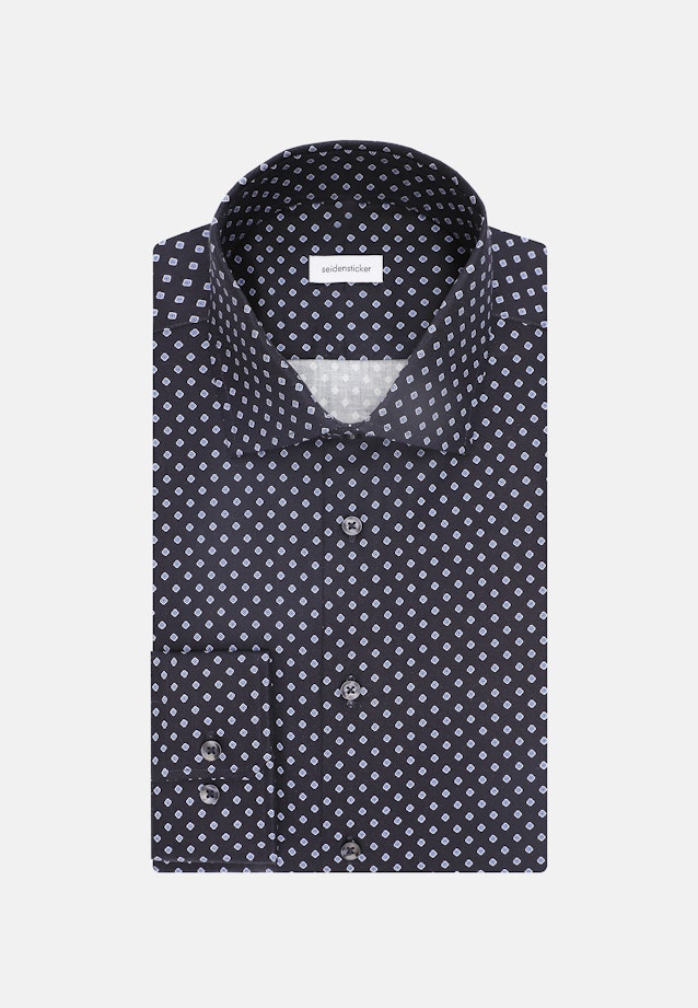 X-Slim Business shirt Print in Dark Blue |  Seidensticker Onlineshop