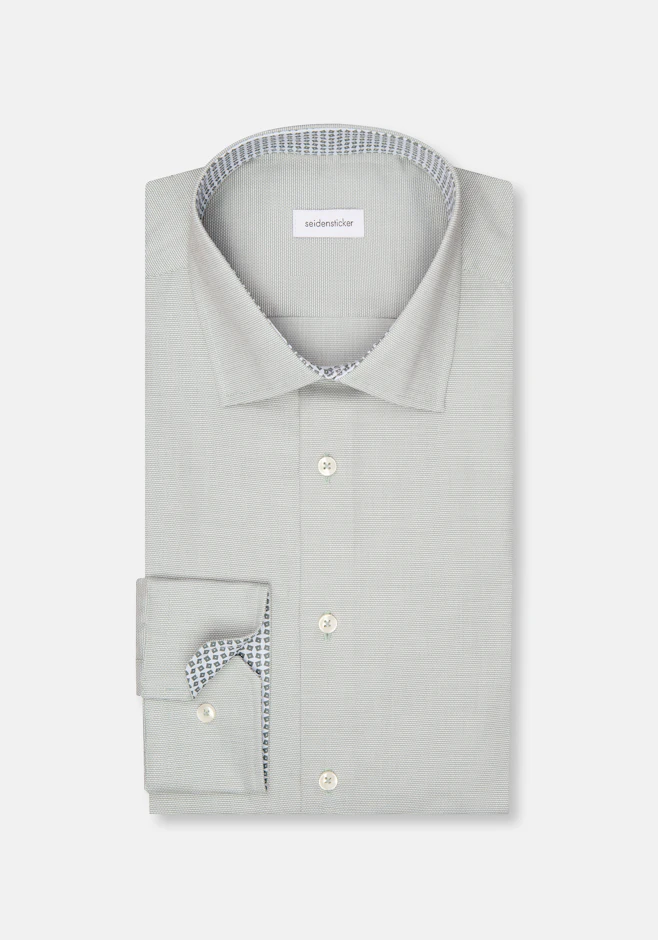 X-Slim Chemise d'affaires Structure dans Vert | Boutique en ligne Seidensticker