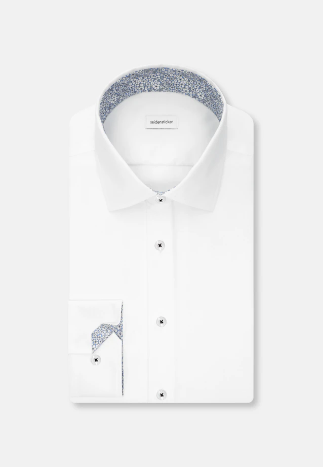 X-Slim Business Hemd Uni in Weiß |  Seidensticker Onlineshop