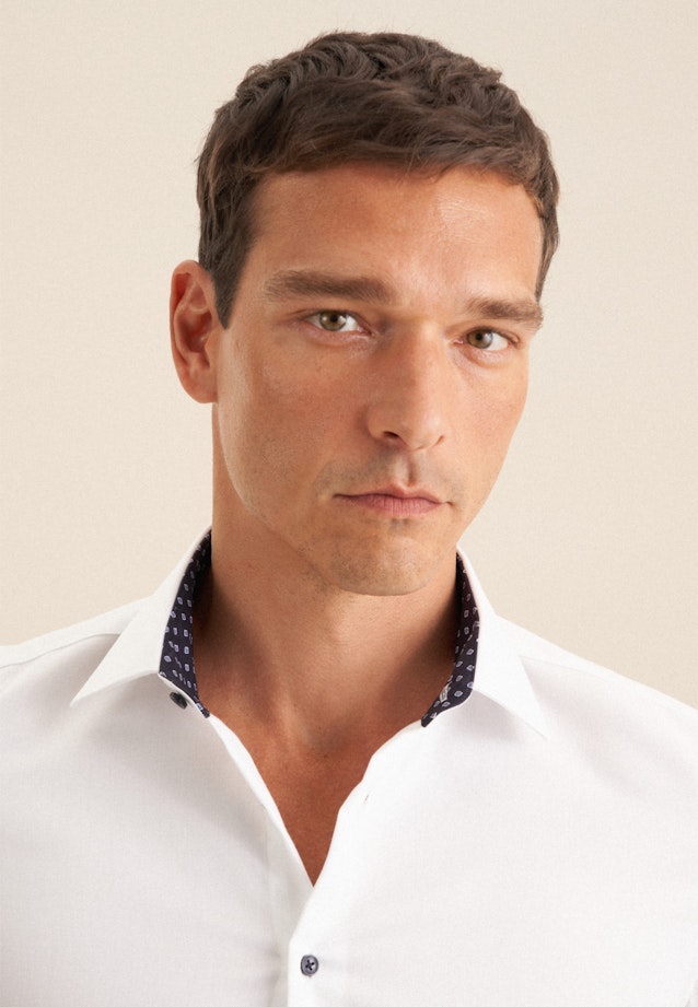 X-Slim Business Hemd Uni in Weiß |  Seidensticker Onlineshop