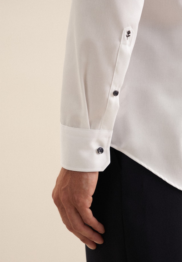 X-Slim Business Hemd Uni in Weiß |  Seidensticker Onlineshop