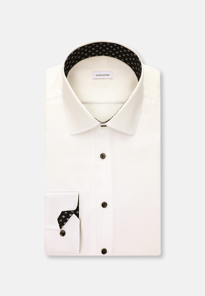 X-Slim Chemise d'affaires Uni dans Blanc | Boutique en ligne Seidensticker