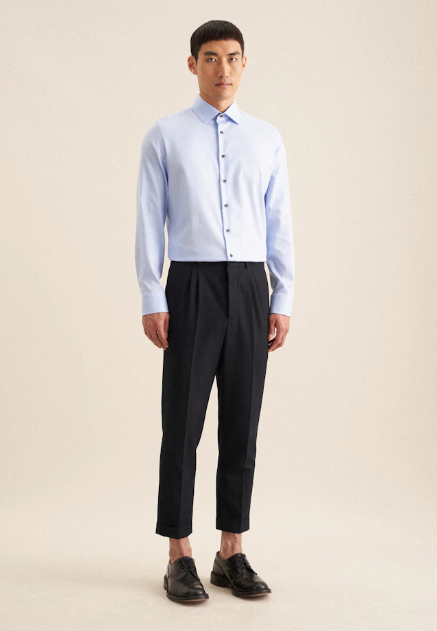 X-Slim Business Hemd Uni in Hellblau |  Seidensticker Onlineshop