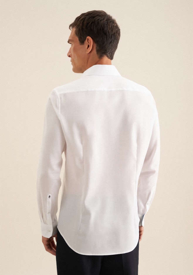 X-Slim Business Hemd Struktur in Weiß | Seidensticker Onlineshop