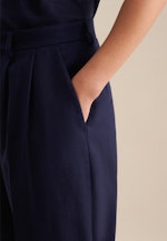 Regular Pantalon Uni in Bleu Foncé |  Seidensticker Onlineshop