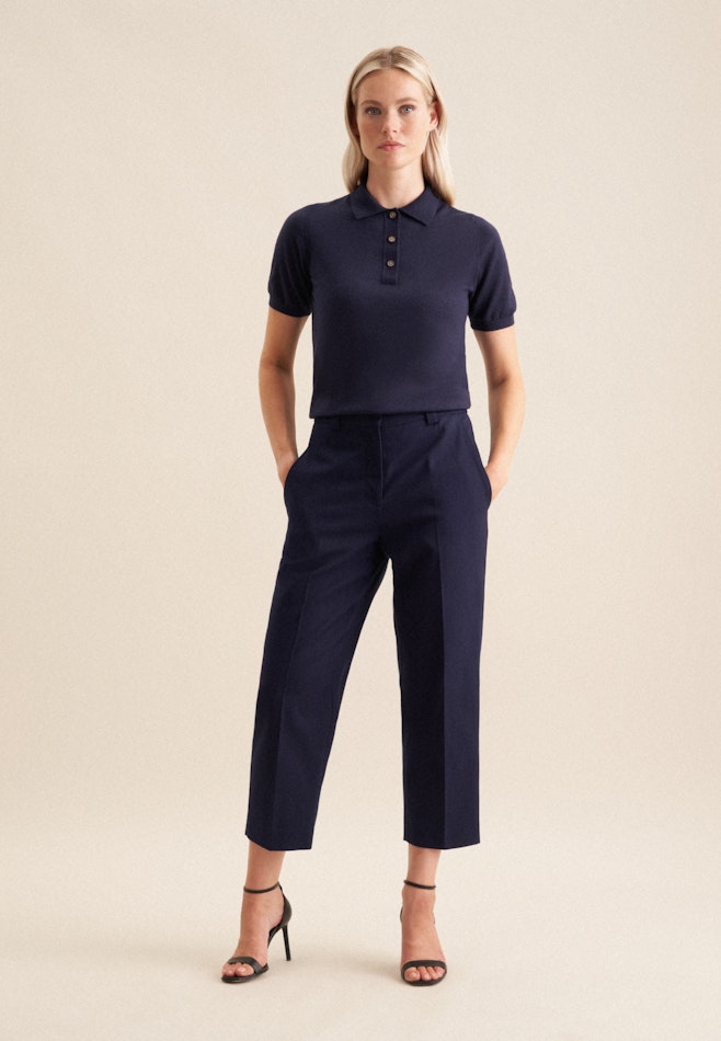 Regular Hose Uni in Dunkelblau | Seidensticker Onlineshop