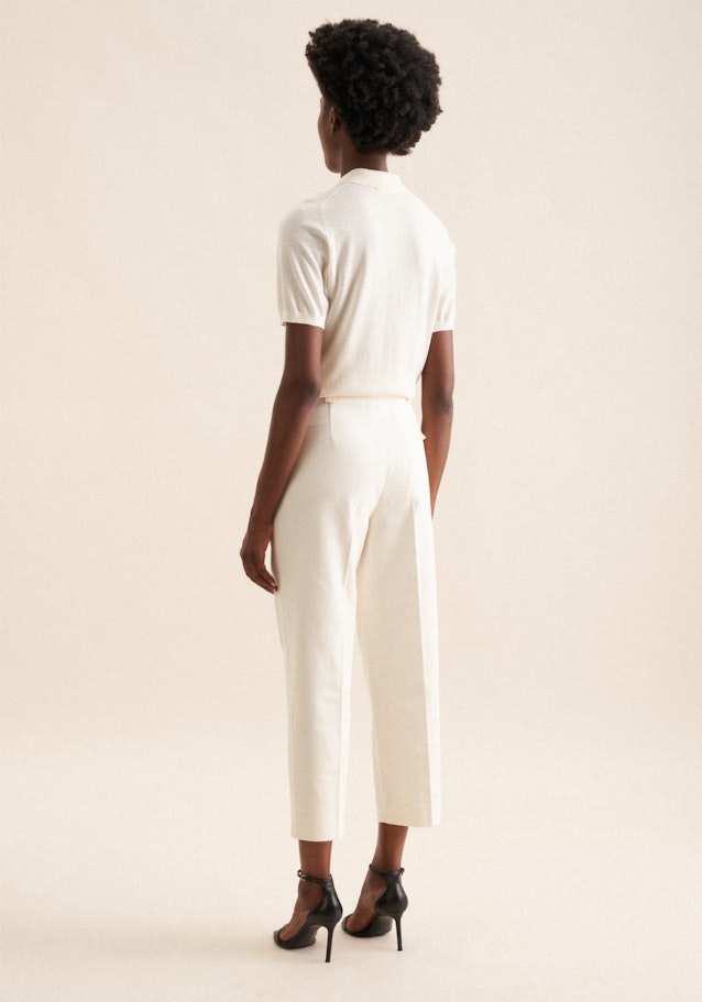 Regular Pantalons Uni in Ecru | Seidensticker Onlineshop