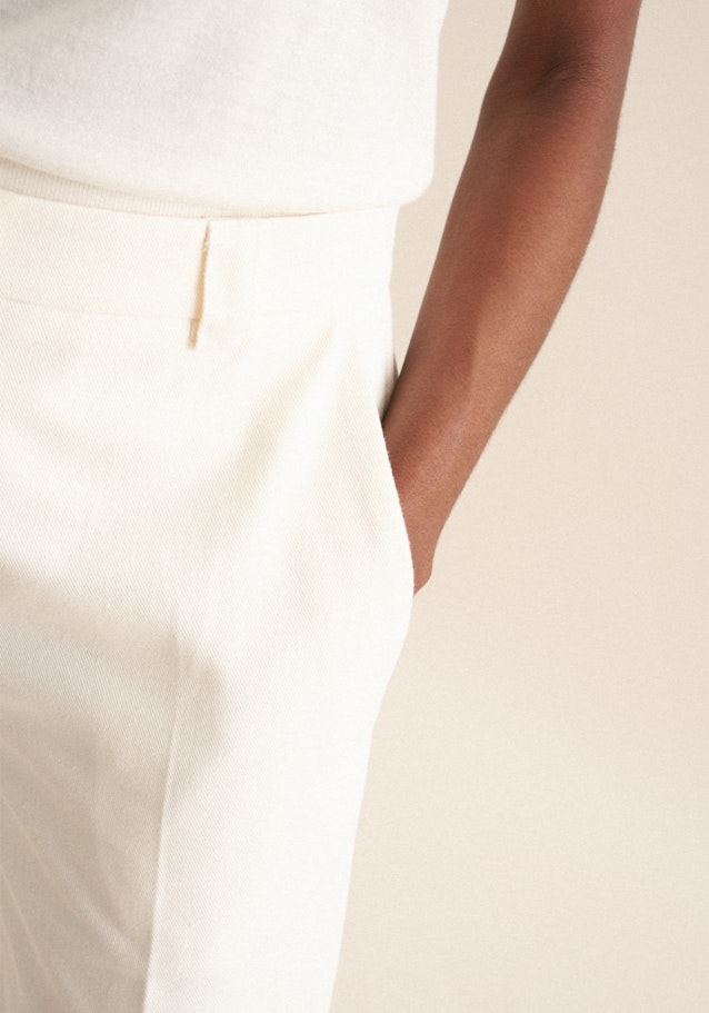 Regular Pantalons Uni in Ecru | Seidensticker Onlineshop