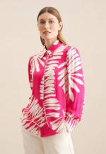 Chemisier chemise feuilles in Rouge |  Seidensticker Onlineshop