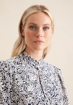 Shirtbluse Floral in Dunkelblau |  Seidensticker Onlineshop