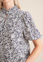 Shirtbluse Floral in Dunkelblau |  Seidensticker Onlineshop