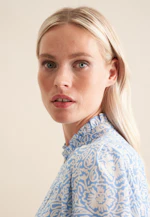 Chemisier Floral in Bleu Moyen |  Seidensticker Onlineshop
