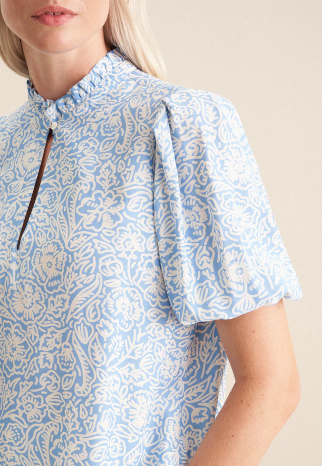 Chemisier Floral in Bleu Moyen |  Seidensticker Onlineshop