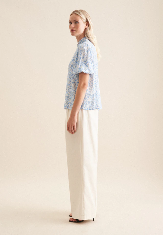 Chemisier Floral in Bleu Moyen |  Seidensticker Onlineshop