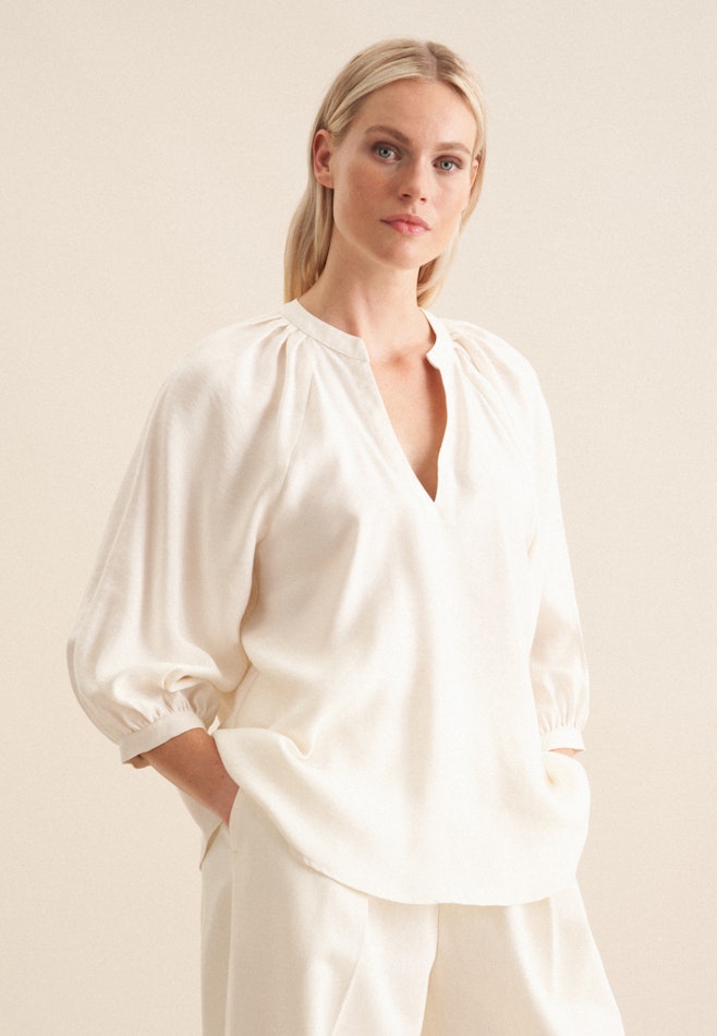 Shirt Blouse Uni in Ecru | Seidensticker online shop