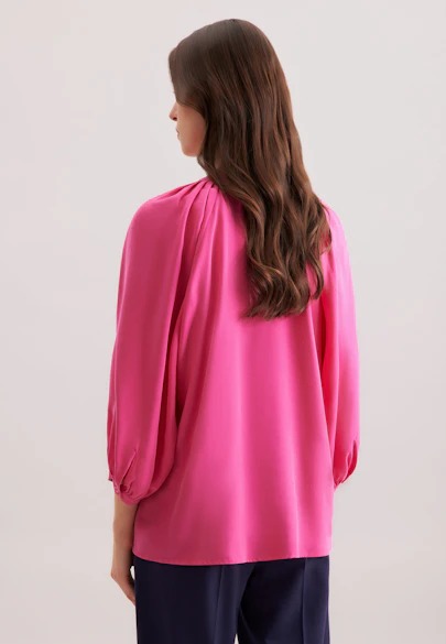 Shirt Blouse Uni in Red |  Seidensticker Onlineshop
