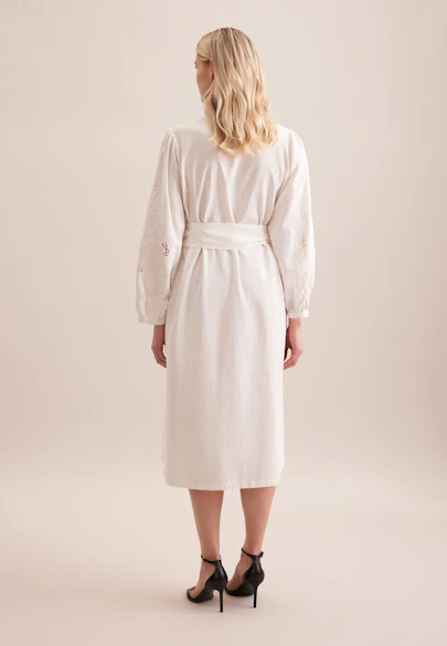 Kleid Uni in Ecru |  Seidensticker Onlineshop