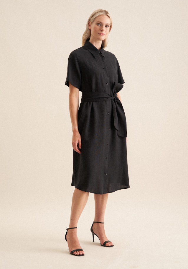 Kleid Uni in Schwarz | Seidensticker Onlineshop
