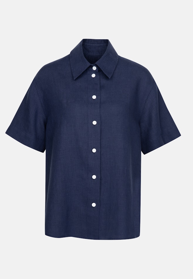 Shirt Blouse Uni in Dark Blue | Seidensticker online shop