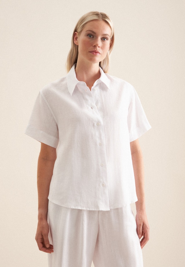 Chemisier Uni in Blanc |  Seidensticker Onlineshop