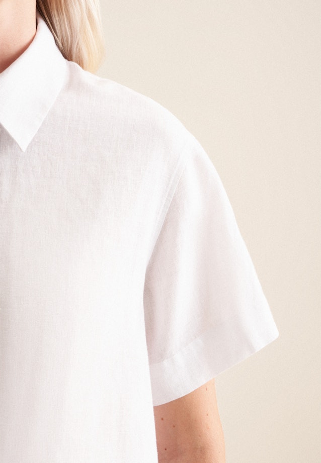Chemisier Uni in Blanc |  Seidensticker Onlineshop