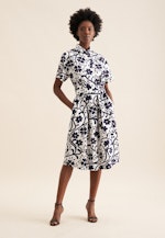 Kleid Druck in Dunkelblau |  Seidensticker Onlineshop