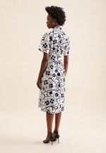 Kleid Druck in Dunkelblau |  Seidensticker Onlineshop