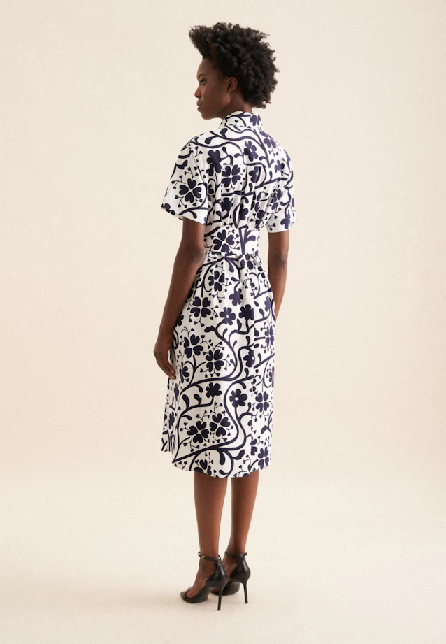 Robe Imprimé in Bleu Foncé |  Seidensticker Onlineshop