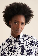 Robe Imprimé in Bleu Foncé |  Seidensticker Onlineshop