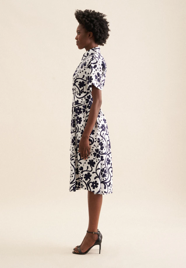Robe Imprimé in Bleu Foncé |  Seidensticker Onlineshop