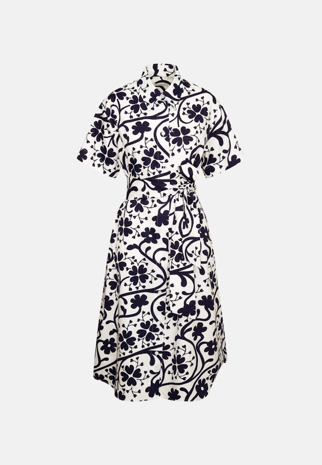 Kleid Druck in Dunkelblau |  Seidensticker Onlineshop