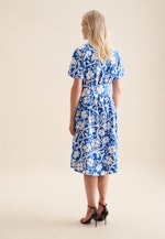 Kleid Druck in Mittelblau |  Seidensticker Onlineshop