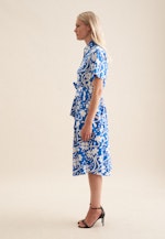 Kleid Druck in Mittelblau |  Seidensticker Onlineshop