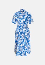 Kleid Druck in Mittelblau |  Seidensticker Onlineshop