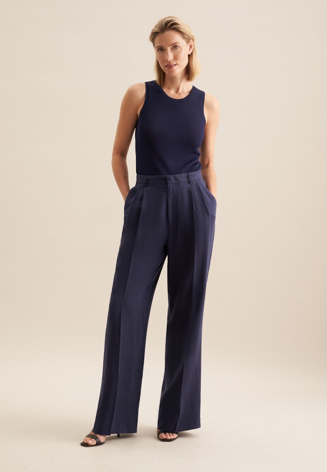 Trousers in Dark Blue | Seidensticker online shop