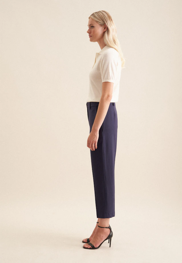 Regular Trousers Uni in Dark Blue |  Seidensticker Onlineshop
