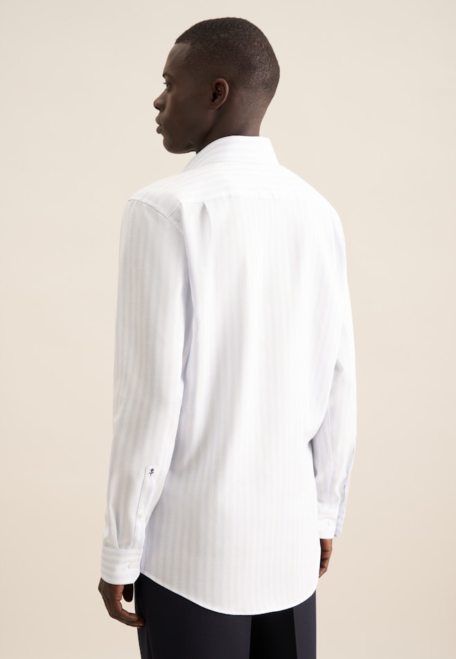 Regular Business Shirt Stripes in Light Blue | Seidensticker online shop